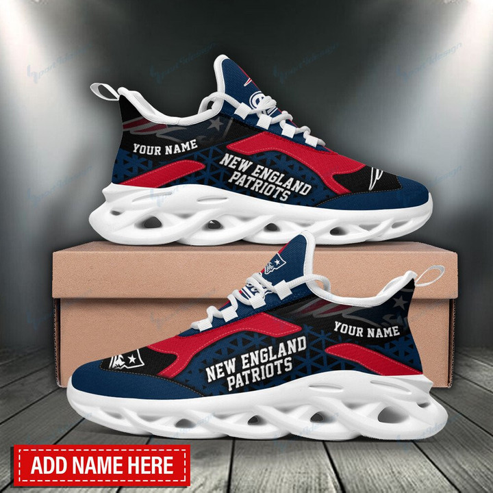 New England Patriots Personalized Yezy Running Sneakers BB475