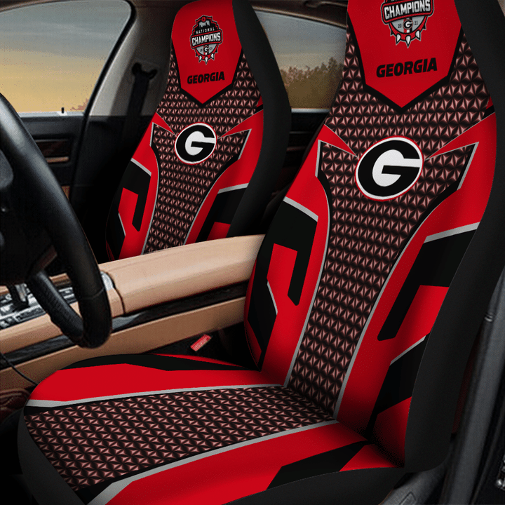 Georgia bulldogs Champion Car Seat Covers (SET OF 2) - v11