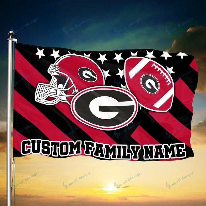Georgia Bulldogs Personalized Flag 58