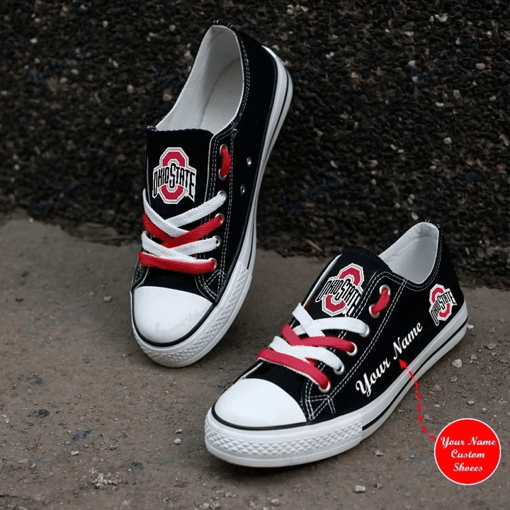 OHIO STATE BUCKEYES PERSONALIZED NEW LOW TOP 019