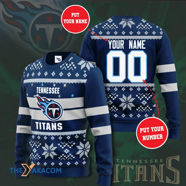 PERSONALIZED Titans UGLY CHRISTMAS SWEATER TT52710