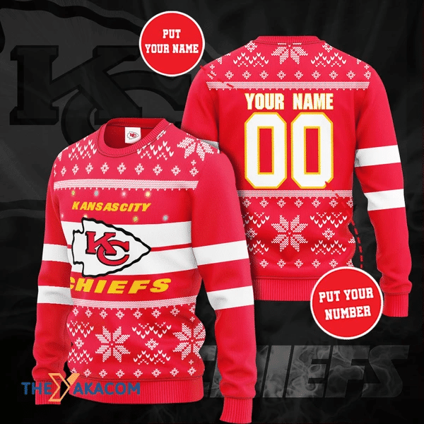 PERSONALIZED Chiefs UGLY CHRISTMAS SWEATER KC52668