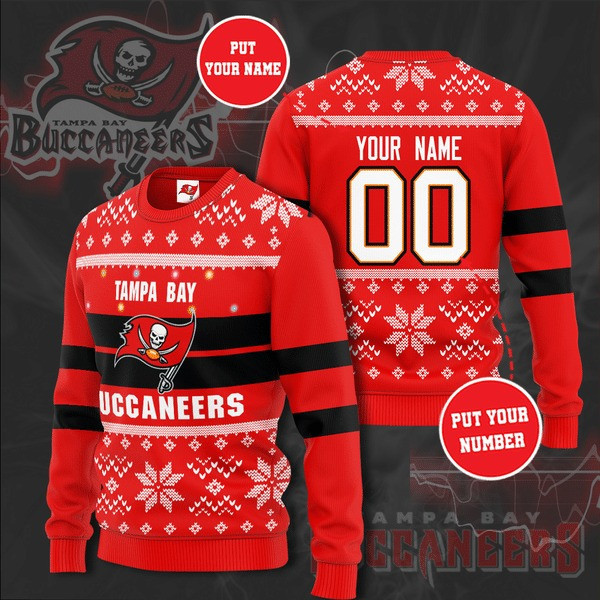 PERSONALIZED Buccaneers UGLY CHRISTMAS SWEATER TAM4788