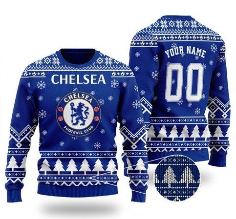 PERSONALIZED CHELSEA UGLY CHRISTMAS SWEATER CHE5818