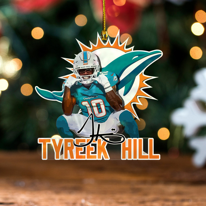 Miami Dolphins - Tyreek Hill Ornament V1