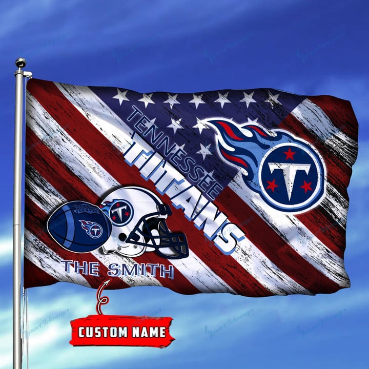 Tennessee Titans Personalized Flag 165