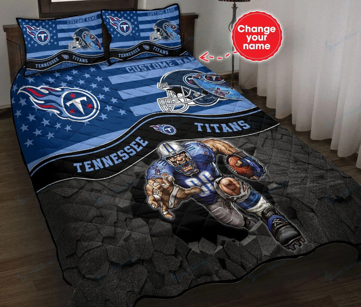 Tennessee Titans Personalized Quilt Set BG31