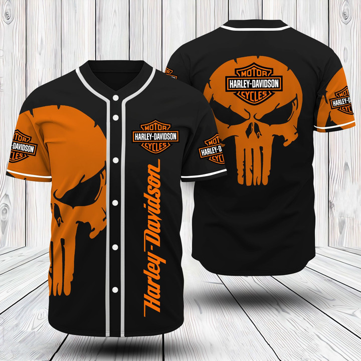 Harley Personalized Baseball Jersey HL203