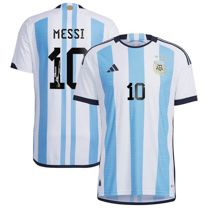 ARGENTINA HOME JERSEY Lionel Messi Signed (Player Version)