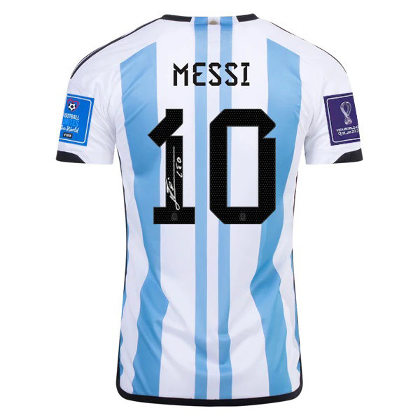 Limited Edition Messi ARGENTINA HOME JERSEY 3 stars