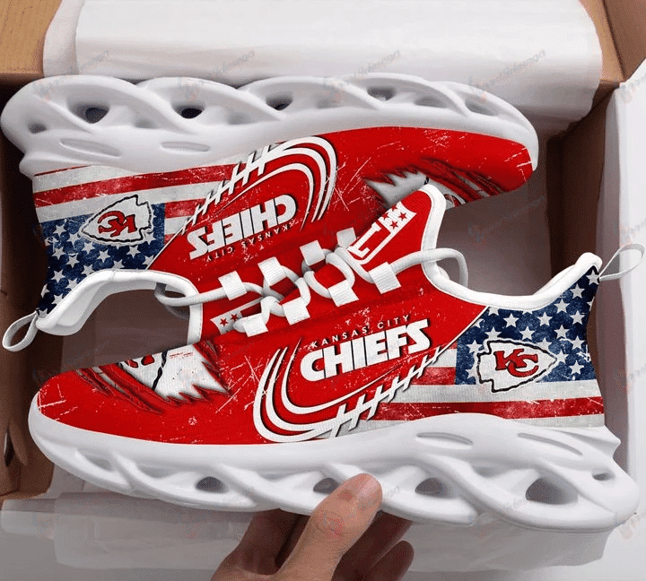 Kansas City Chiefs Yezy Running Sneakers 640
