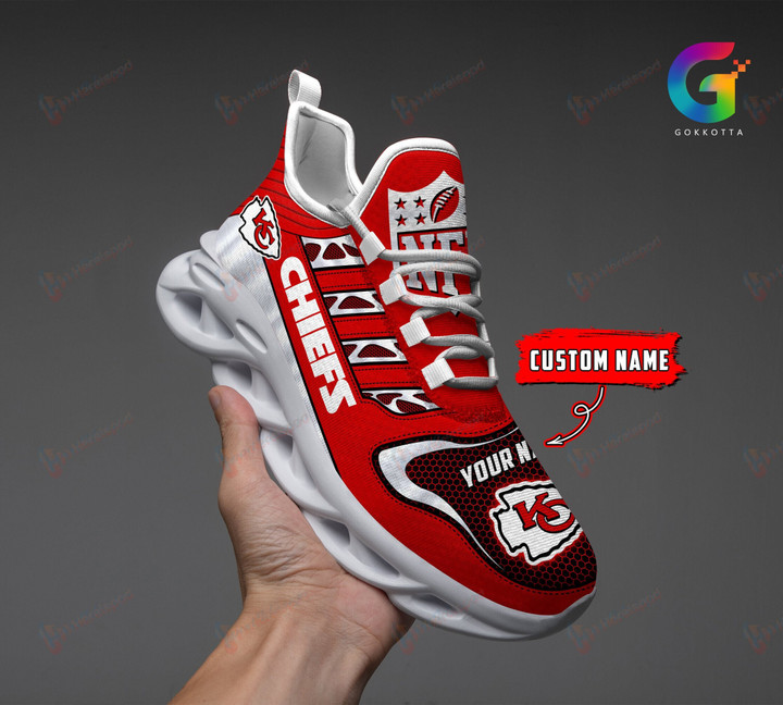 Kansas City Chiefs Personalized Yezy Running Sneakers 187