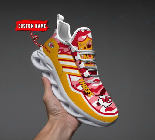 Kansas City Chiefs Personalized Yezy Running Sneakers BG220