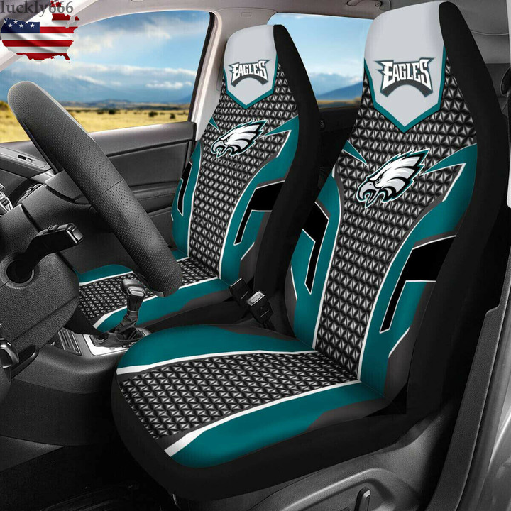 Philadelphia Eagles Personalized Car Seat Covers BG3899