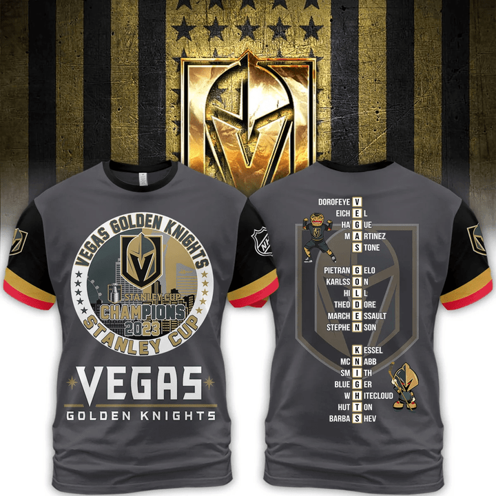 NHL Champs Shirt VGK 120603