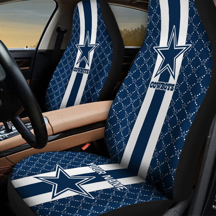 Dallas Cowboys Personalized Car Seat Covers CB2023