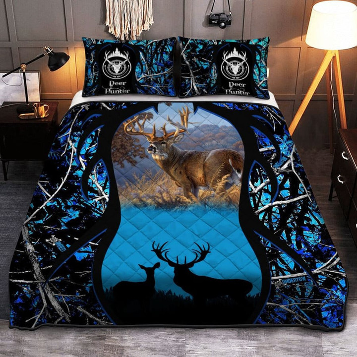 Deer Quilt Bedding Set | Deer Hunter | TO2115