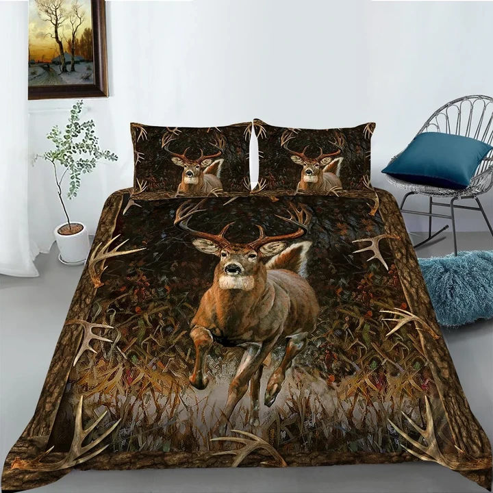 Deer Quilt Bedding Set | Deer Hunter | TO33901