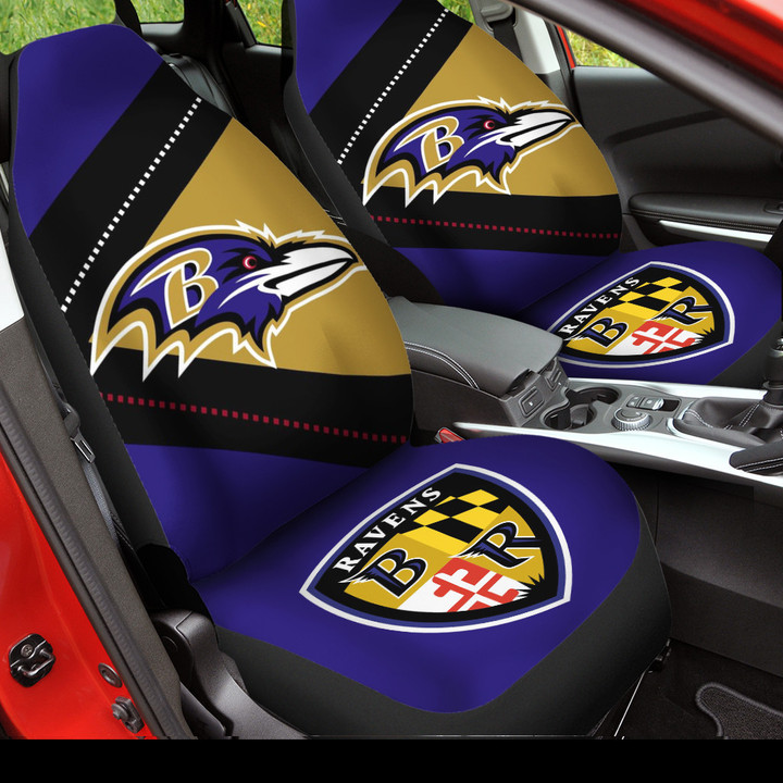 Baltimore Ravens Car Seat Covers BG419