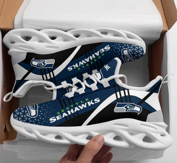 Seattle Seahawks Personalized Yezy Running Sneakers BG257