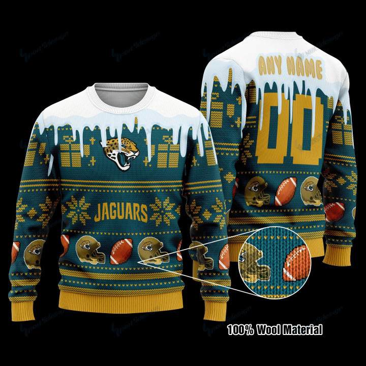 Jacksonville Jaguars Woolen Sweater 161 - Createdon Star