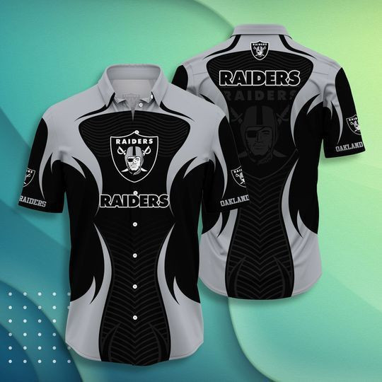 Las Vegas Raiders Button Shirt 064