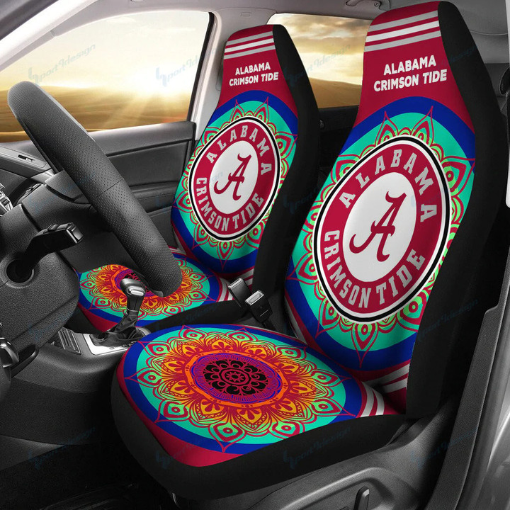 NCAAF Alabama Crimson Tide Car Seat Cover Nicegift CSC-I2F0