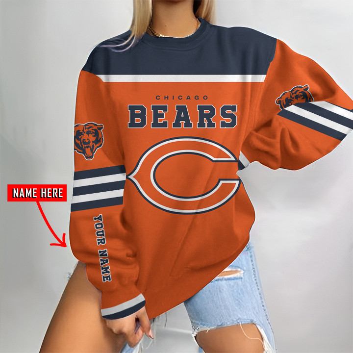 Chicago Bears Personalized Round Neck Sweatshirt BG10