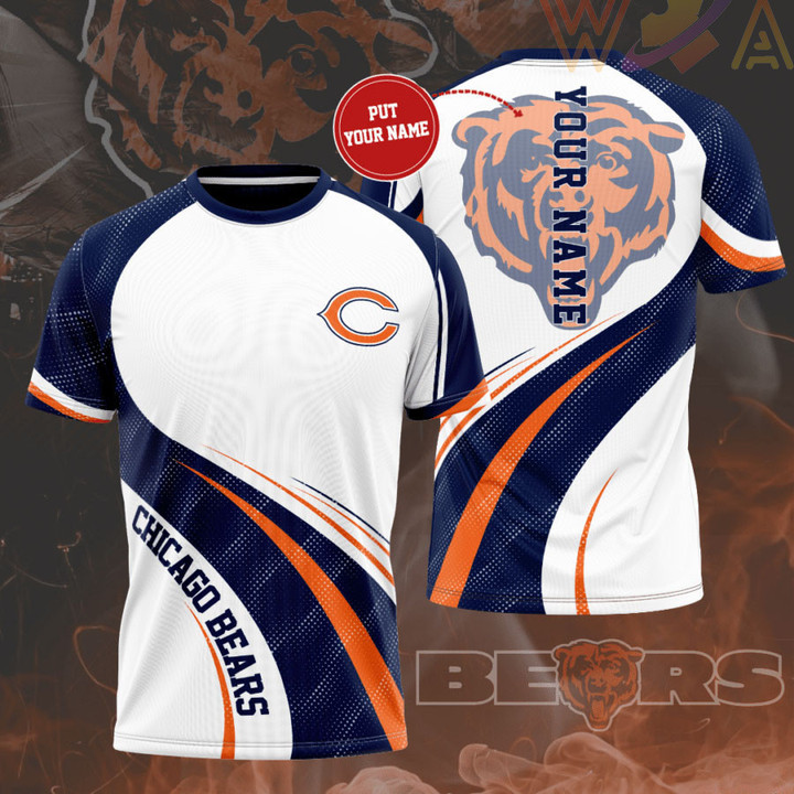 Chicago Bears Personalized 3D T-shirt BG353