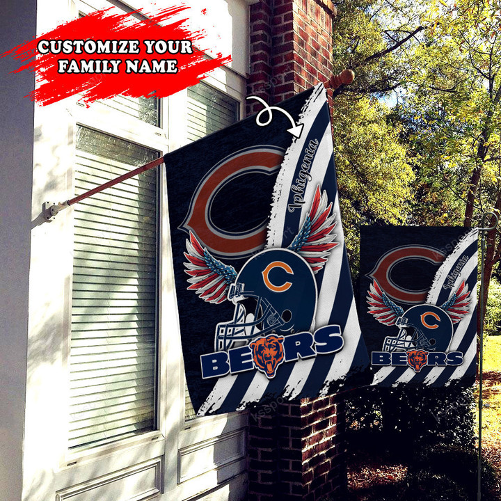 Chicago Bears Personalized Flag 447