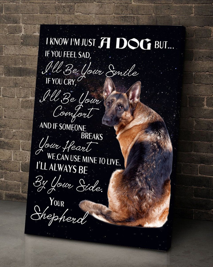 German Shepherd - Always be by your side Canvas
