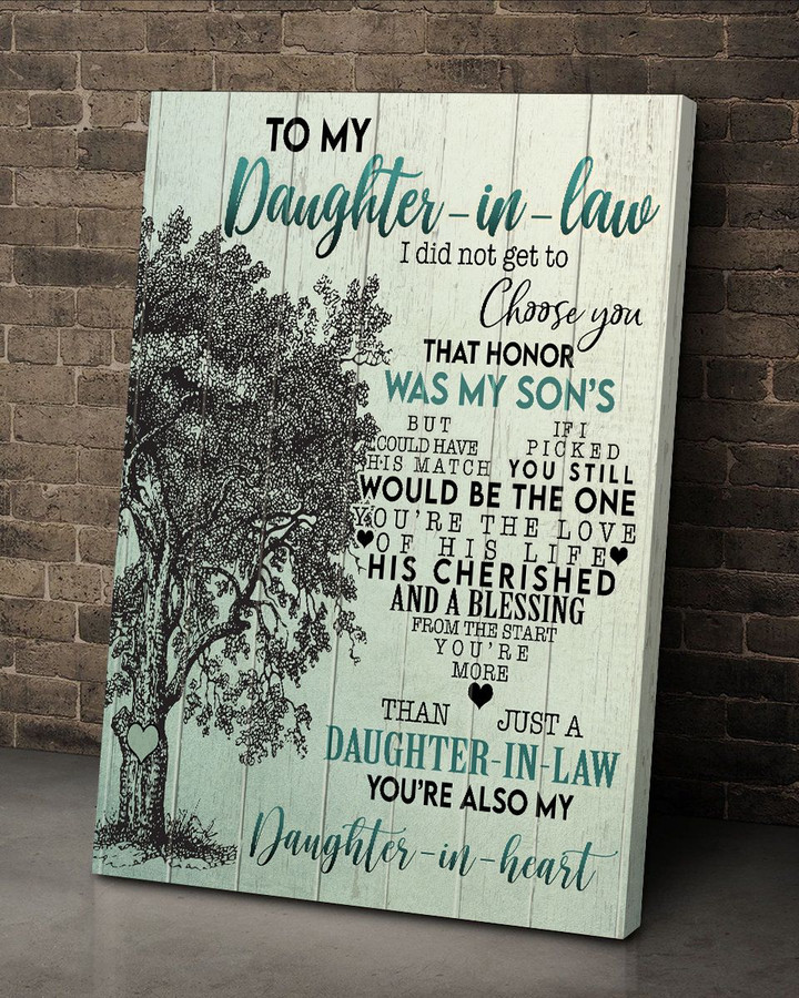 To daughter-in-law Canvas