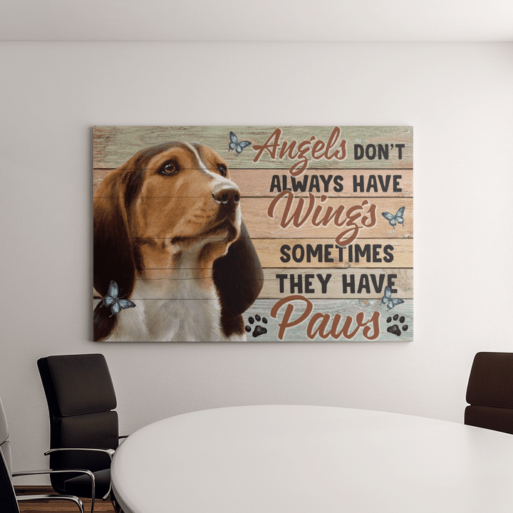 Beagle - My angel Canvas