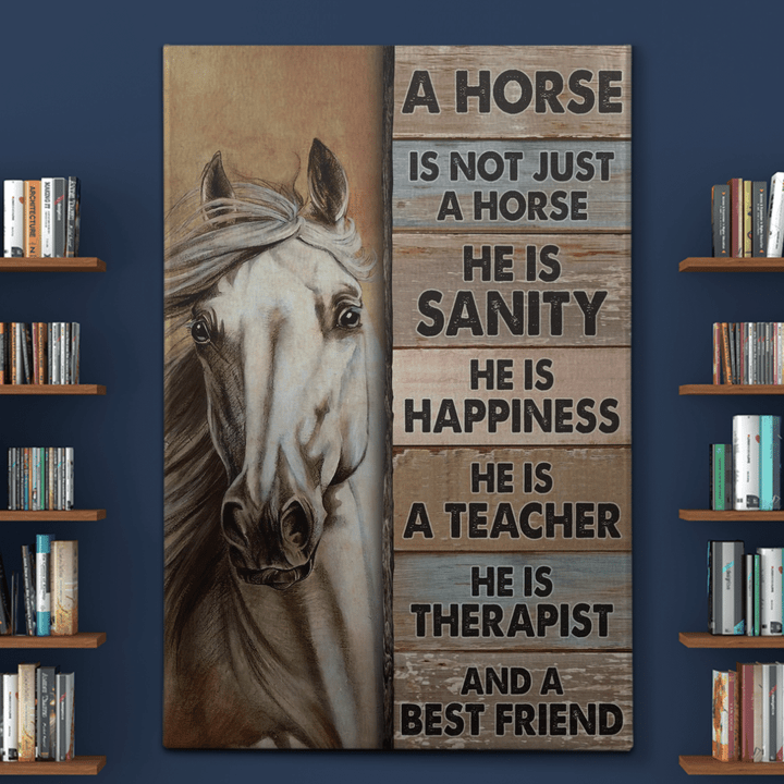 Horse is best friend Canvas