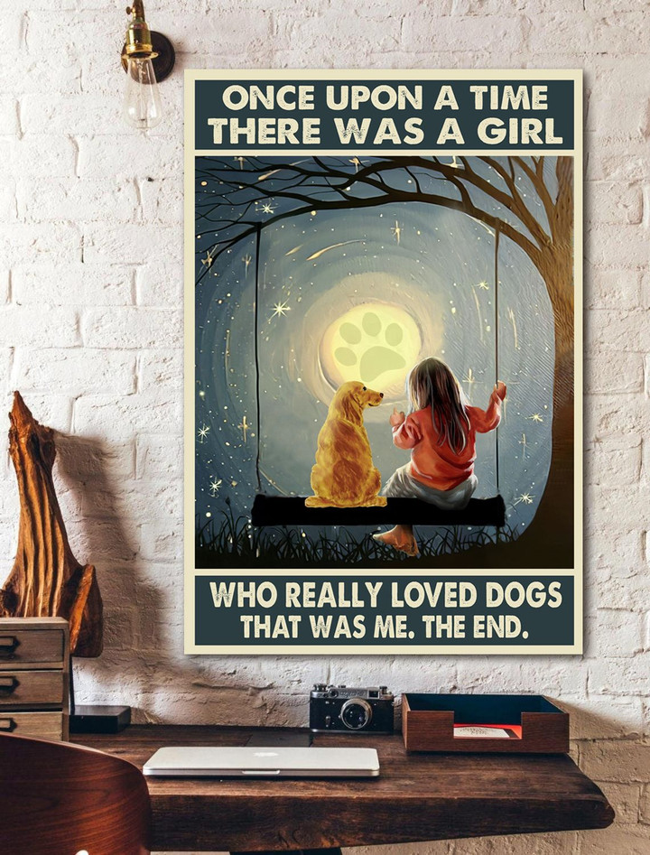 Golden Retriever - Once upon a time Canvas