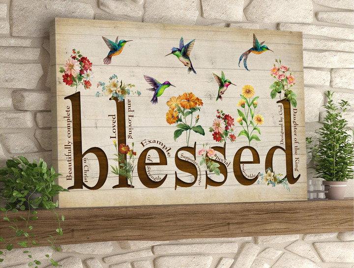Hummingbird - Blessed Canvas
