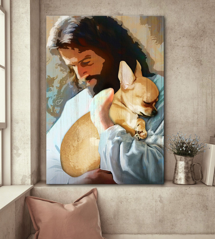 Chihuahua - In God's arms Canvas