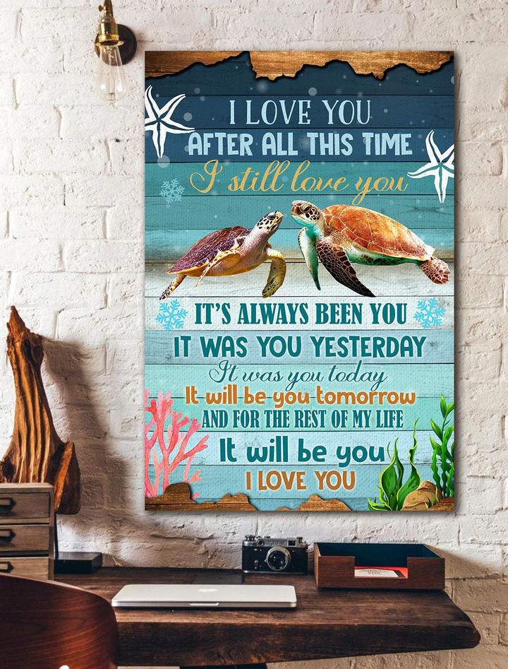 It will be you tomorrow and for the rest of my life Canvas