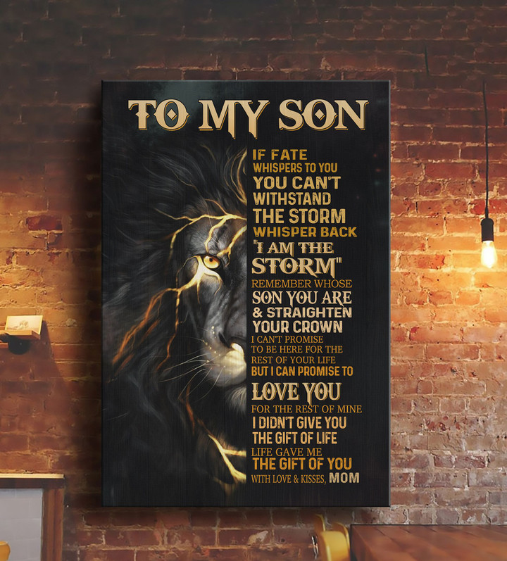 To my son - Love you for the rest of my life Canvas