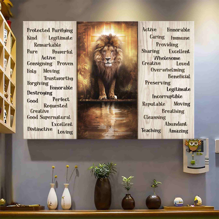 Amazing lion Canvas