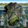 Fishing Crappie  3D All Over Printed Shirt, Sweatshirt, Hoodie, Bomber Jacket Size S - 5XL