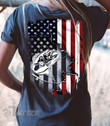 Fishing American  Graphic Unisex T Shirt, Sweatshirt, Hoodie Size S - 5XL
