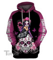 Breast Cancer Awareness Skull Fight Like A Girl 3D All Over Printed Shirt, Sweatshirt, Hoodie, Bomber Jacket Size S - 5XL