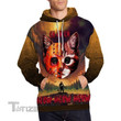Halloween pumpkin horror skull cat 3D All Over Printed Shirt, Sweatshirt, Hoodie, Bomber Jacket Size S - 5XL