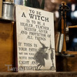 Halloween To Be A Witch Is To Be A Healer Witch Wall Art Print Poster