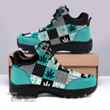 Weed Leaf Pattern Mountain Boots