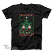 Marijuana Ugly Christmas Santa Holiday Blunt Weed Joint Graphic Unisex T Shirt, Sweatshirt, Hoodie Size S - 5XL