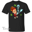 Christmas Elf Weed Stoner Santa Marijuana Shirt Christmas Elf Lover Weed Graphic Unisex T Shirt, Sweatshirt, Hoodie Size S - 5XL