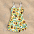 Weed dont care bear sunflower Rompers For Women