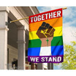 LGBT Pride Together We Stand Garden Flag, House Flag